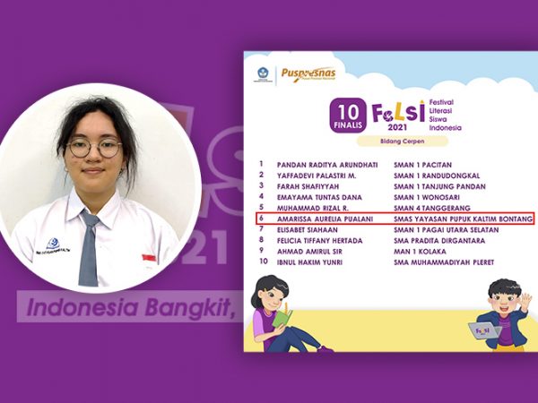 Siswa SMA YPK Raih Peringkat 6 Nasional Festival Literasi Siswa Indonesia Bidang Cerpen